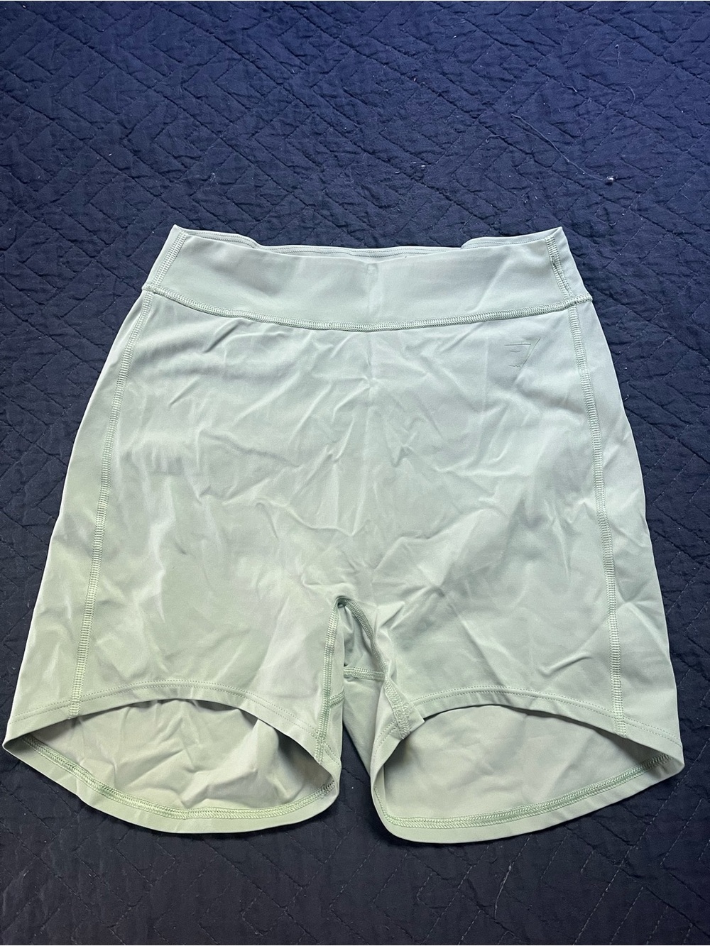 Gymshark High-Waist Bike Shorts in Mint